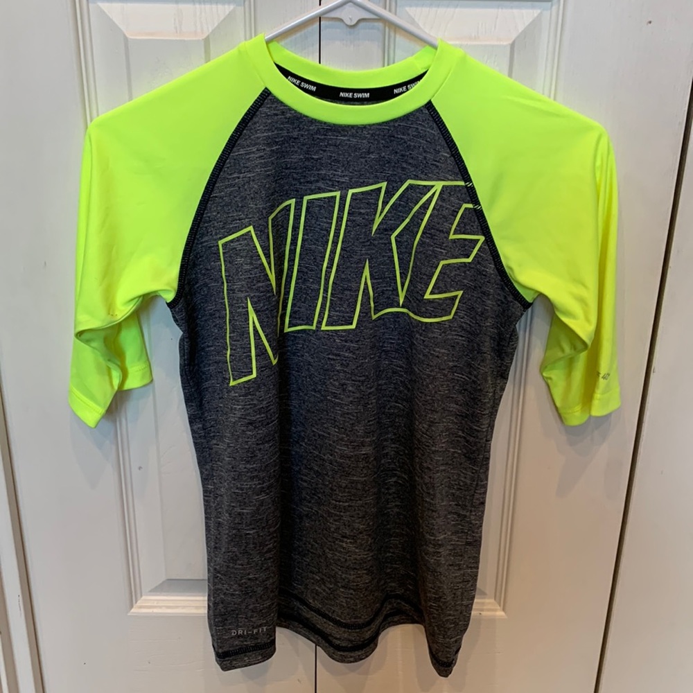 Nike Dri-Fit Swim Shirt. Kids Size M